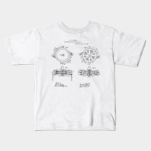 Suspension Device for Lamp Vintage Patent Hand Drawing Kids T-Shirt